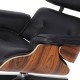 Réplique chaise lounge Eames en simili cuir par Charles & Ray