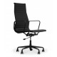 Replica chaise de bureau Aluminium EA119 en aluminium noir par Charles & Ray Eames.