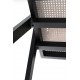 Réplique de la chaise Chandigarh avec accoudoirs du designer Pierre Jeanneret 
