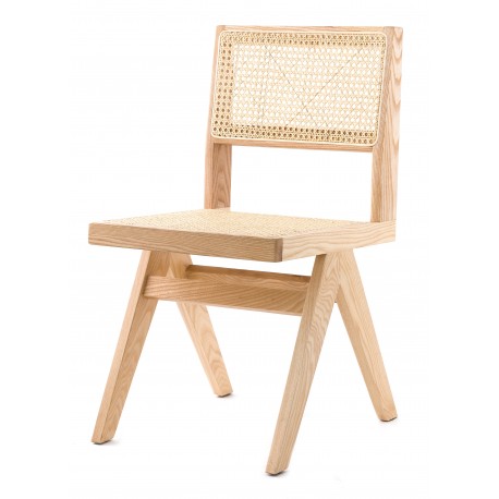 Réplique de la chaise Chandigarh du designer Pierre Jeanneret 