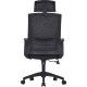 Chaise de bureau Mesh Highback Black Edition en maille de fibres