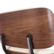Replica Eames Lounge Chair version premium en cuir aniline et bois de noyer