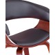 Chaise en bois de noyer noir 