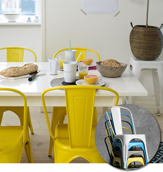 chaise-bistro-style-matt-jaune-meubles-concept